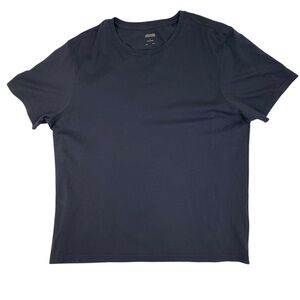 Orchard & Broome Men's Crewneck Navy Tee size Large 100% Peruvian Pima Cotton